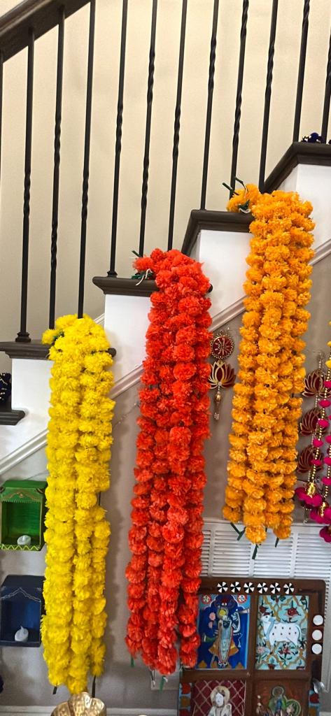 Marigold Danglers ( Artificial flowers)