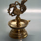 Brass Carved Bird Diya