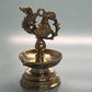 Brass Carved Bird Diya