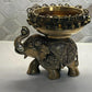 Brass Elephant Urli with Bells