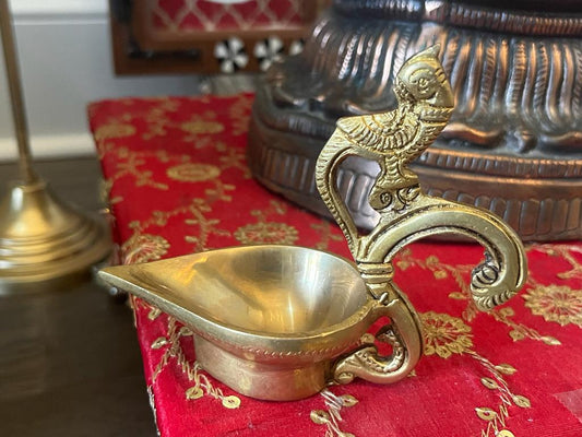 Brass Bird Table  Diya- SOLD OUT