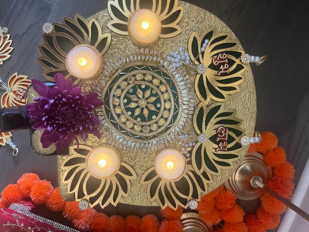 6 piece Diwali tealight set