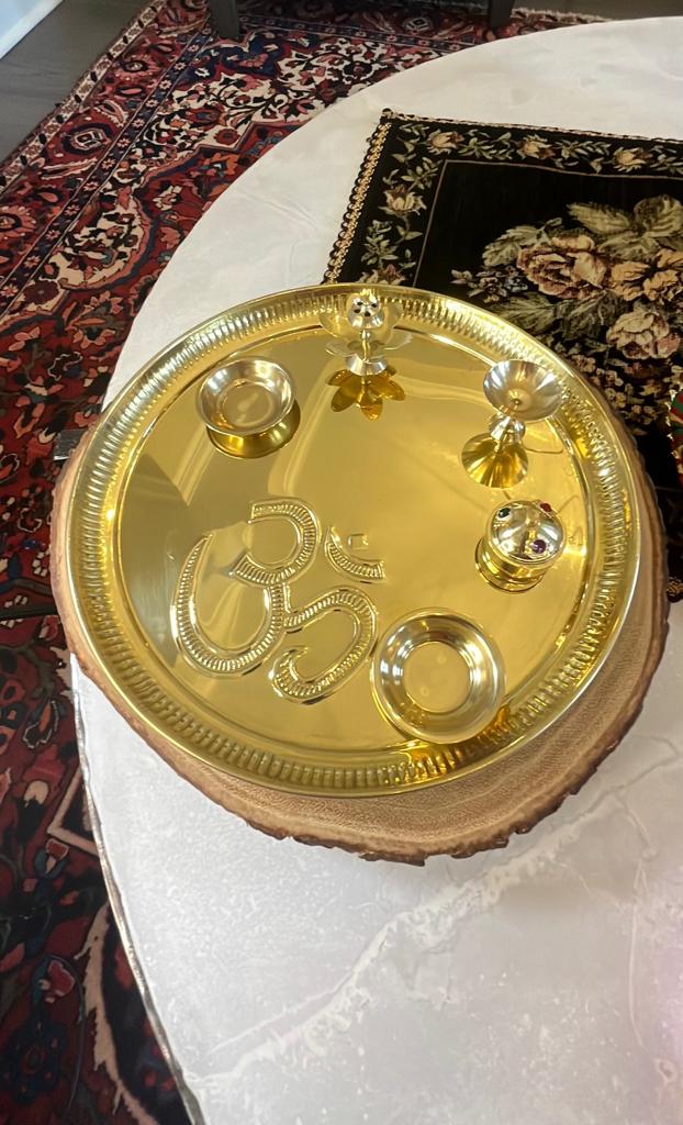 Brass Pooja Thali